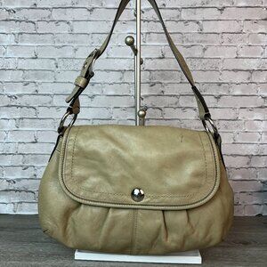 Coach Soho Tan Pleated Leather Shoulder Bag Z18388
